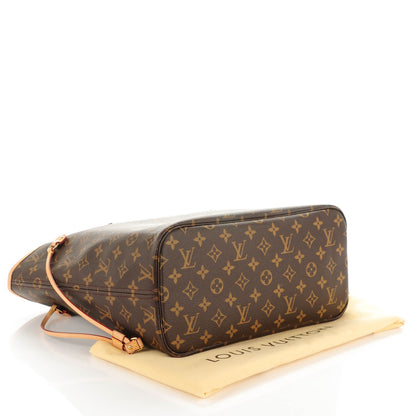 Louis Vuitton Monogram Neverfull MM Rose Ballerine 4 of 7