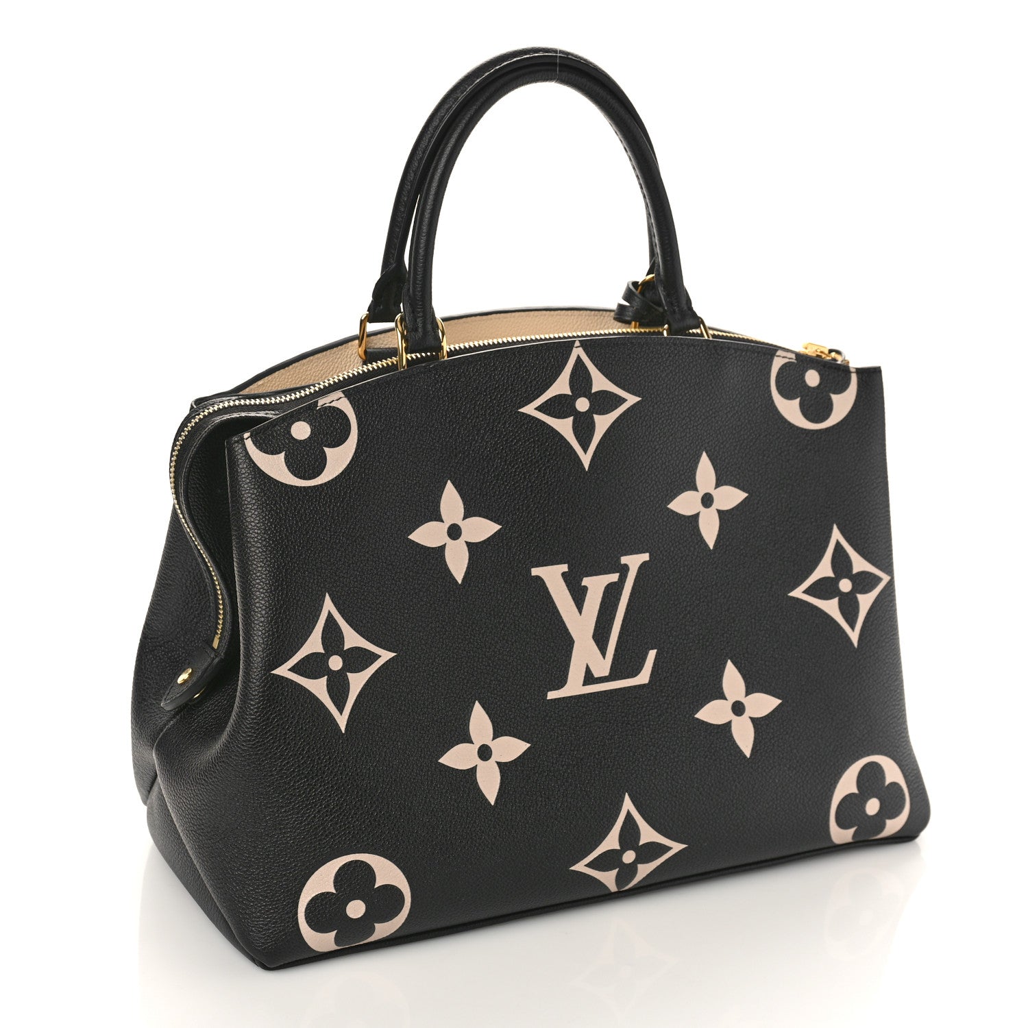 Louis Vuitton Empreinte Monogram Giant Petit Palais Black Beige 3 of 8