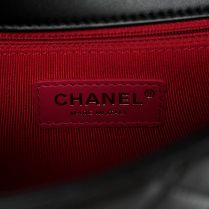 Chanel Shiny Lambskin Quilted Mini Flap Black 6 of 10