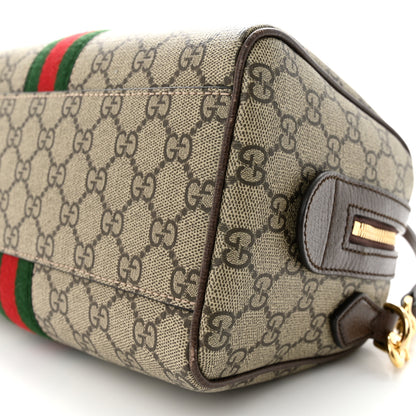 Gucci GG Supreme Monogram Web Small Ophidia Top Handle Bag Beige Ebony 9 of 12