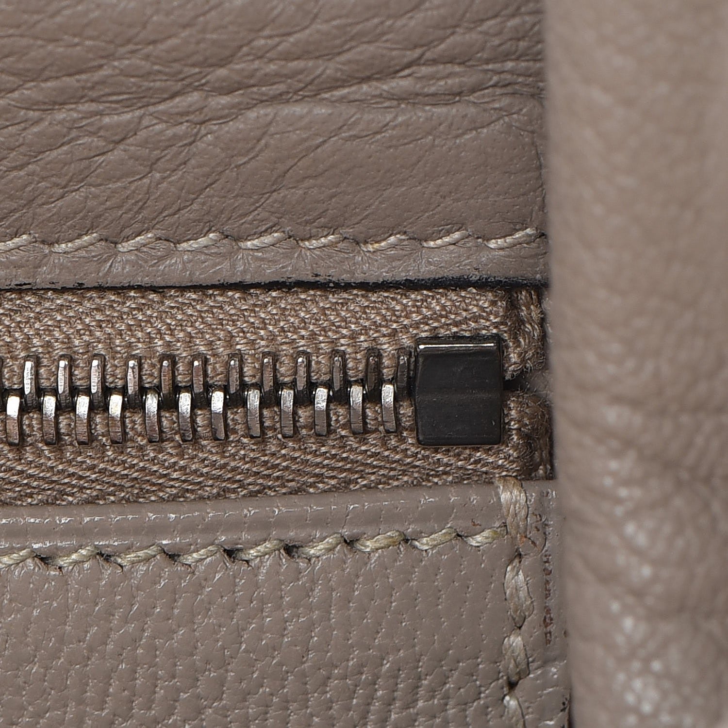 Hermes Taurillon Clemence Tri-color Kelly Retourne 35 Graphite Gris Tourterelle Gris Clair 22 of 36