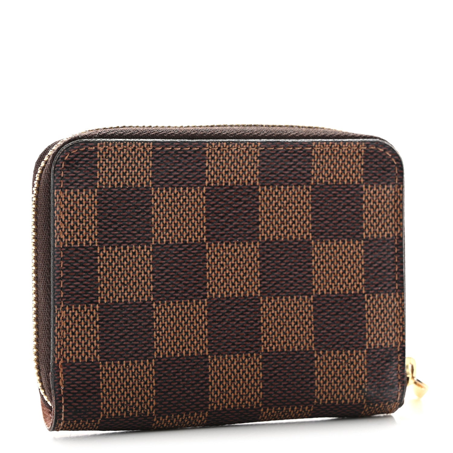 Louis Vuitton Damier Ebene Zippy Coin Purse Rose Ballerine 3 of 7