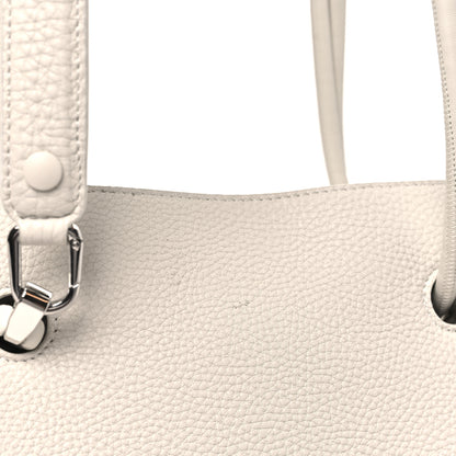 Loewe Supple Grained Calfskin Small Madrid Bag Soft White 10 of 10