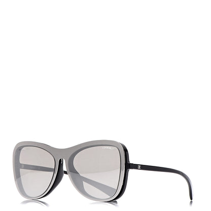 Chanel Clip On Sunglasses 71231A Black Grey 1 of 11