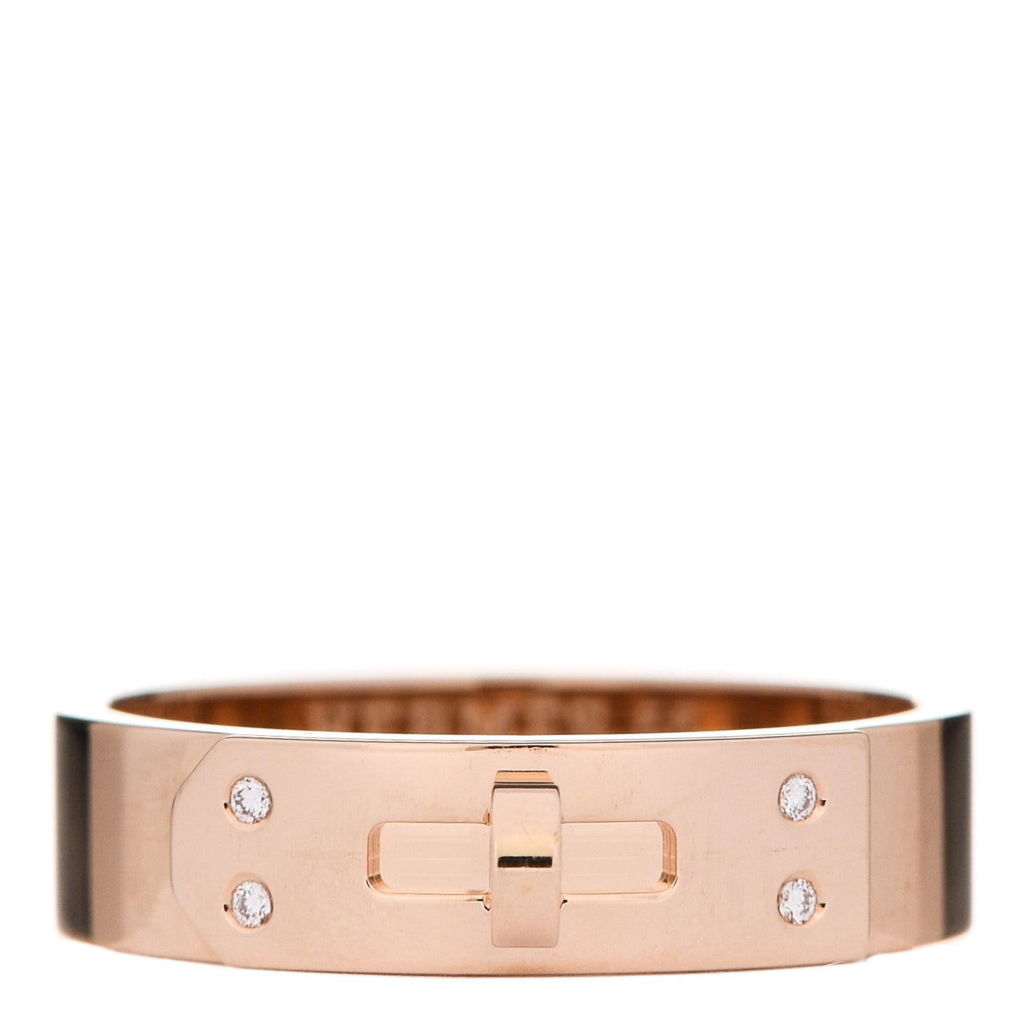 18K Rose Gold Diamond PM Kelly Ring 55 7.25