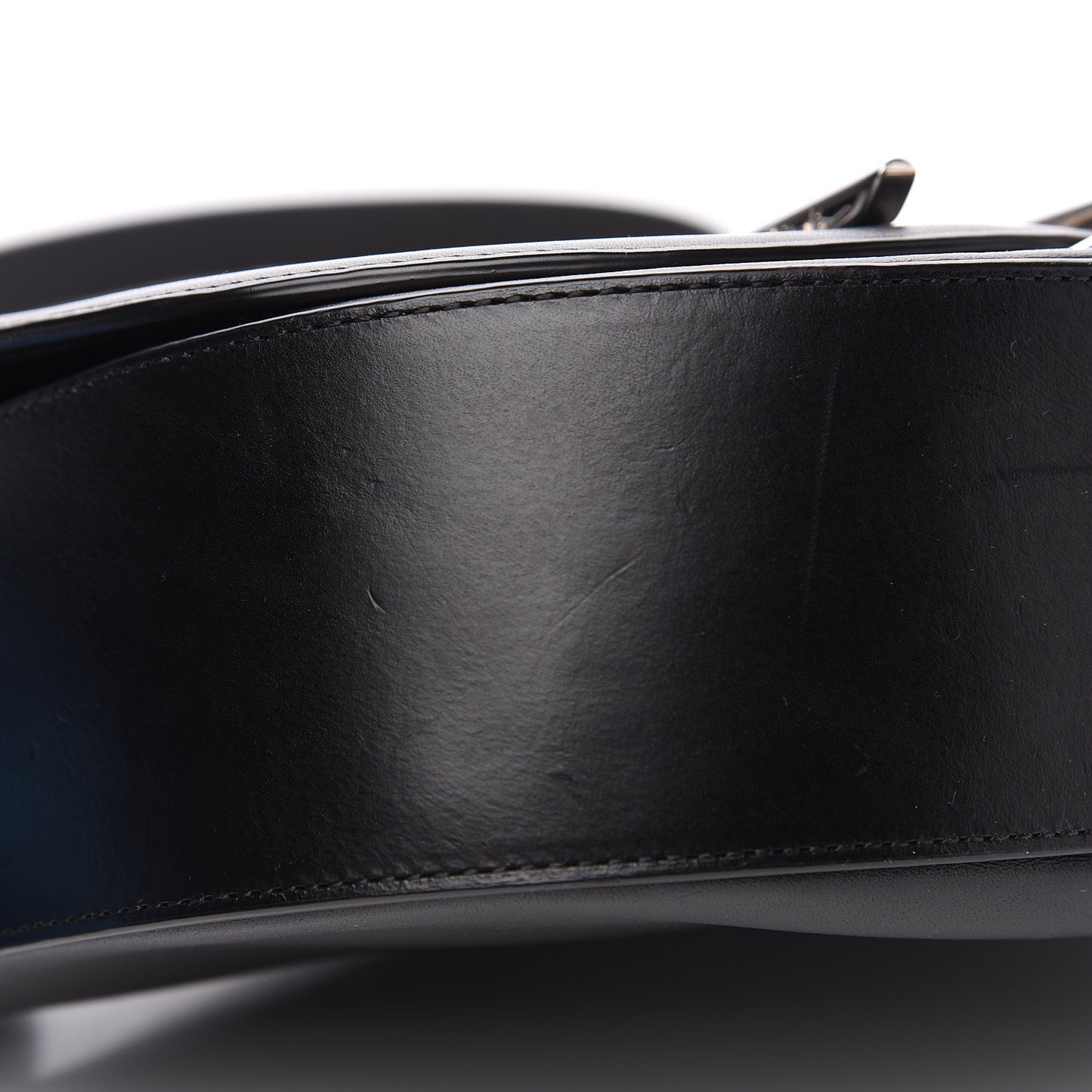 3.1 Calfskin Alix Saddle Crossbody Bag Black