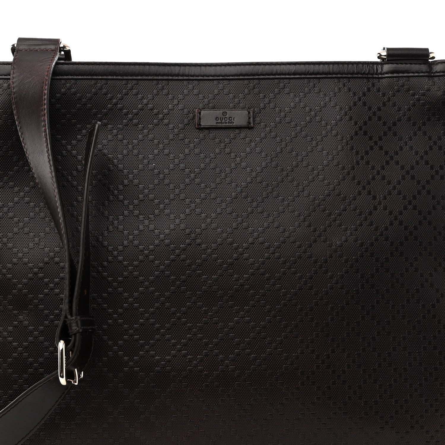 Gucci Hilary Lux Bright Diamante Medium Flat Messenger Bag Testa Di Moro 7 of 9