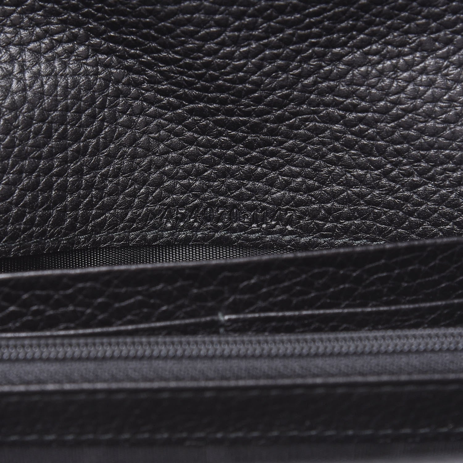 Gucci Calfskin Animalier Continental Wallet Black 6 of 7