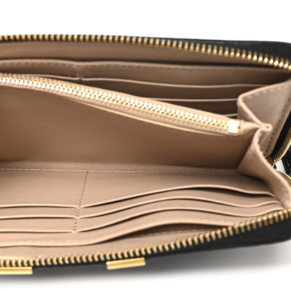 Chloe Grained Calfskin Marcie Long Zip Around Wallet Black 6 of 10