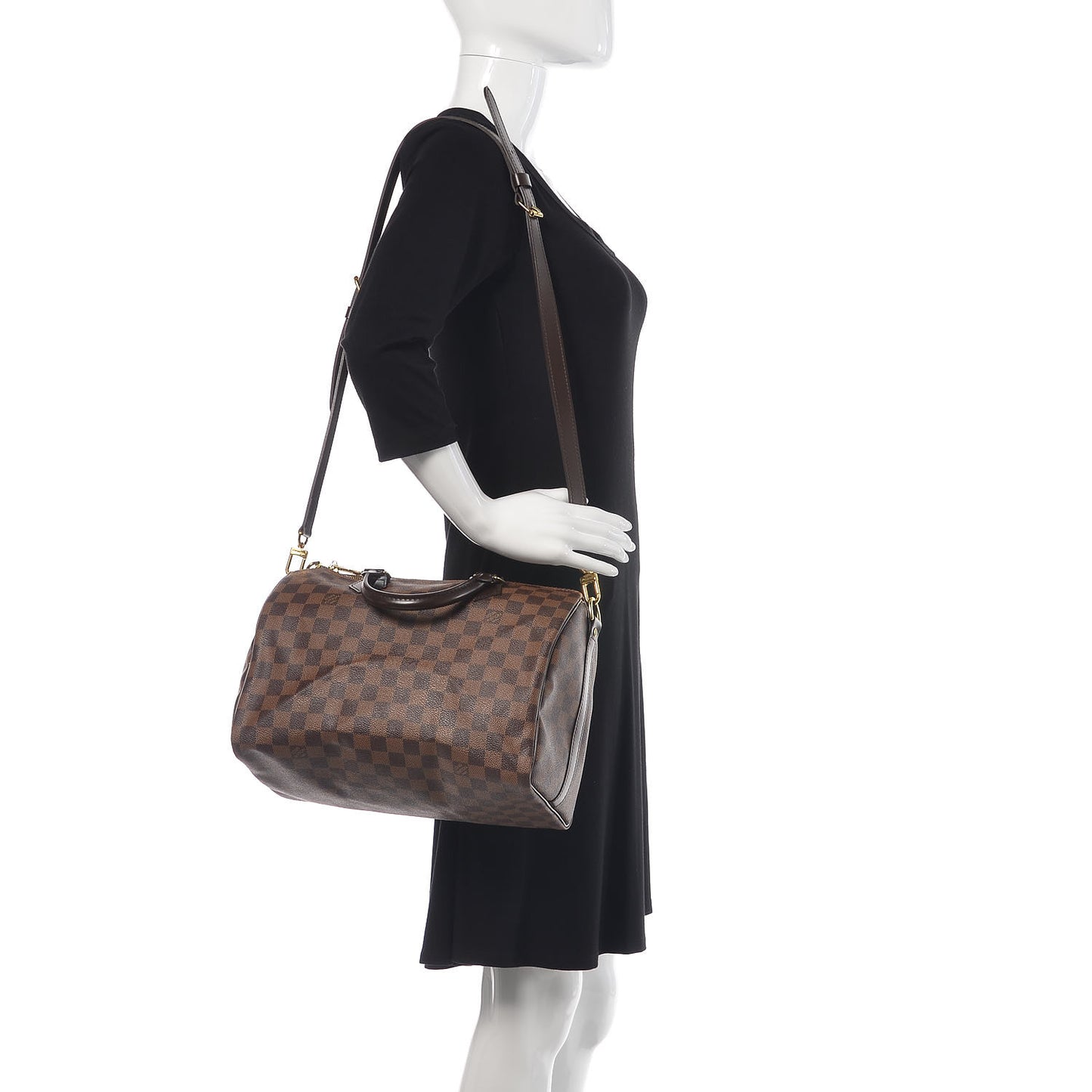 Damier Ebene Speedy Bandouliere 30