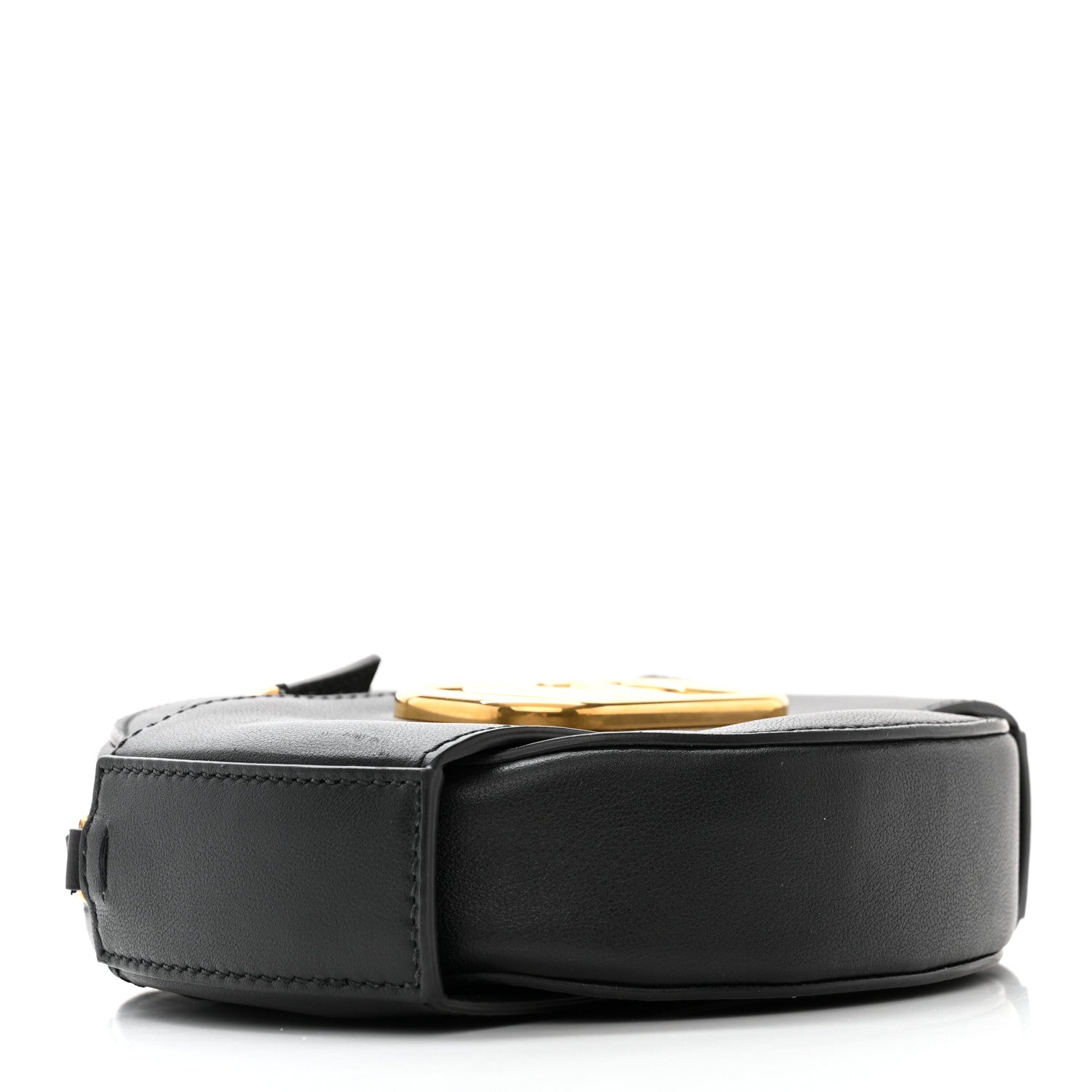 Valentino Garavani Calfskin VLogo Round Crossbody Bag Black 4 of 9
