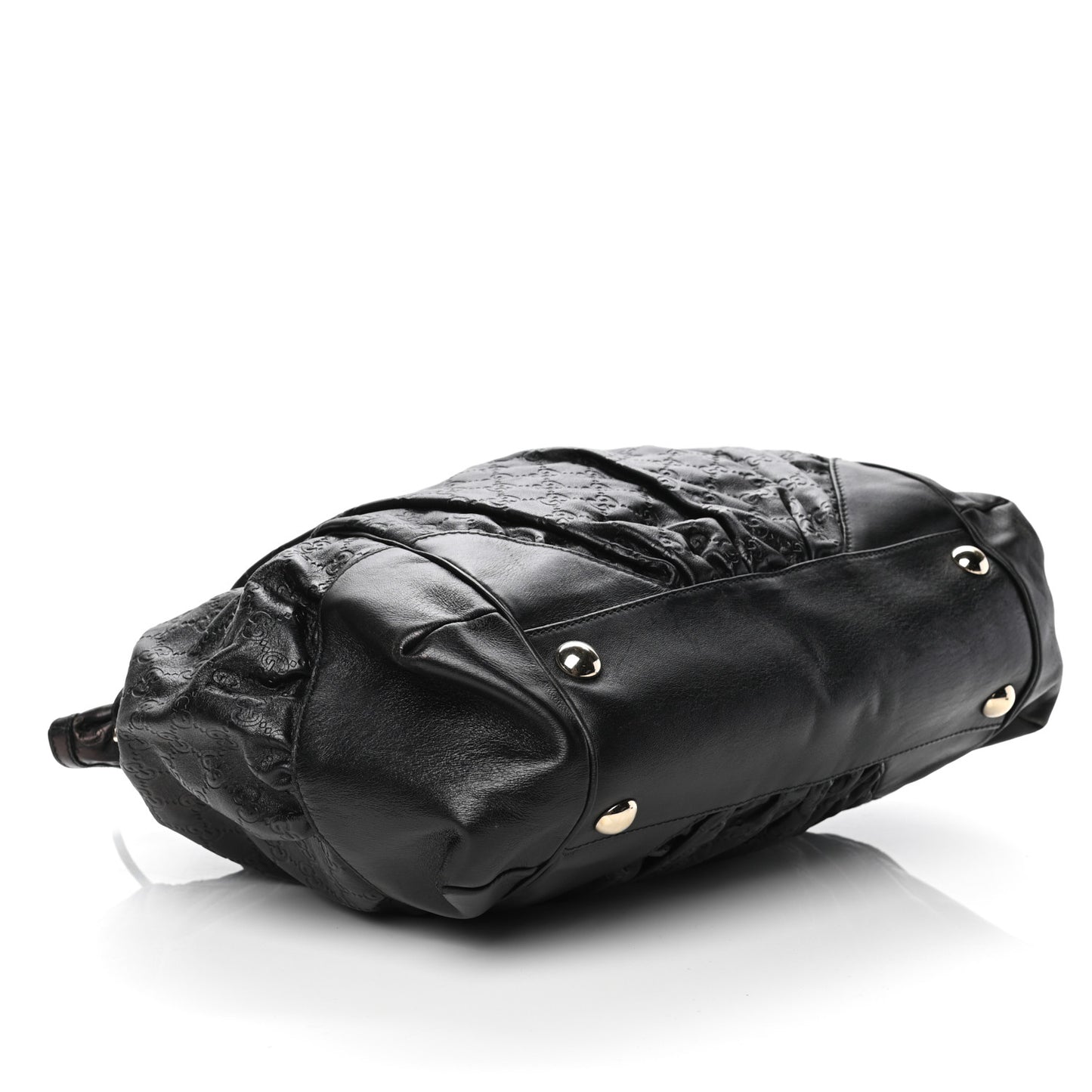 Guccissima Full Moon Tote Black