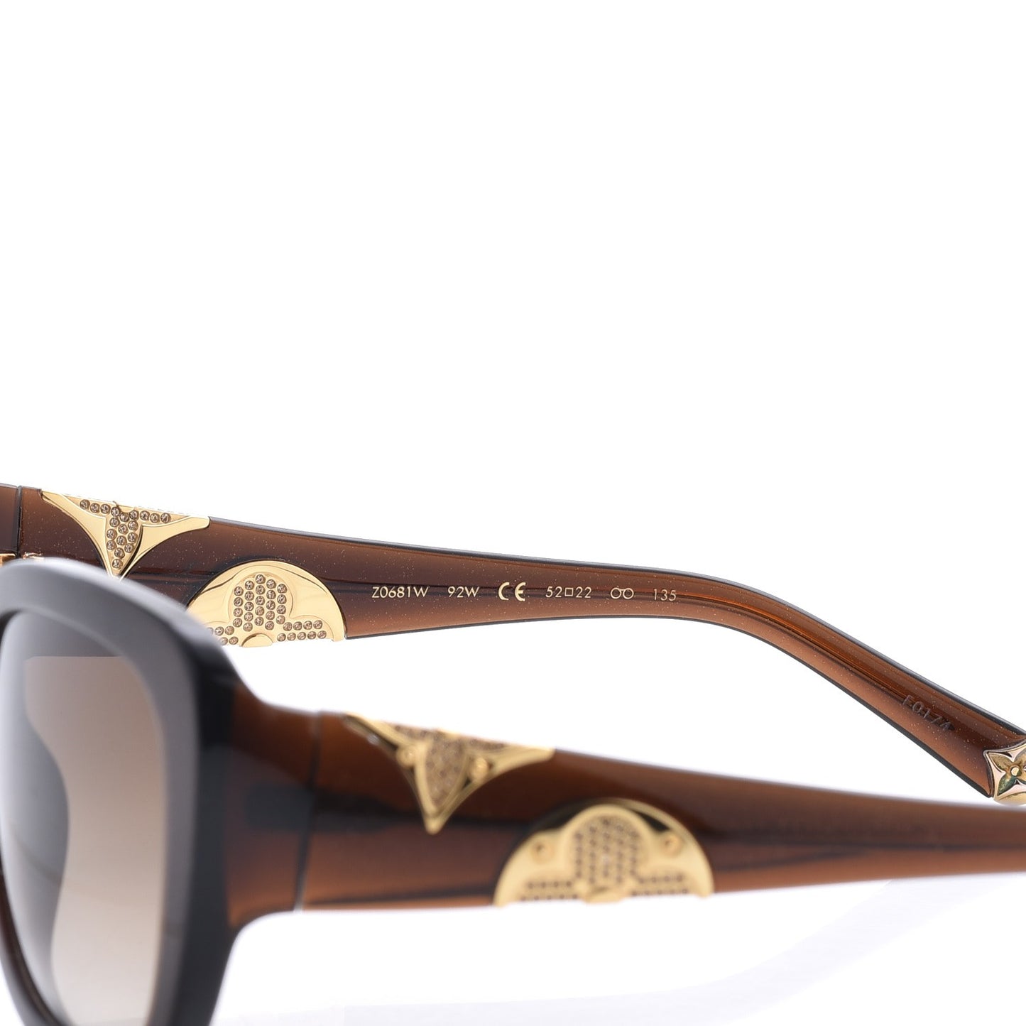 Iris PM Sunglasses Z0681W Brown Speckling