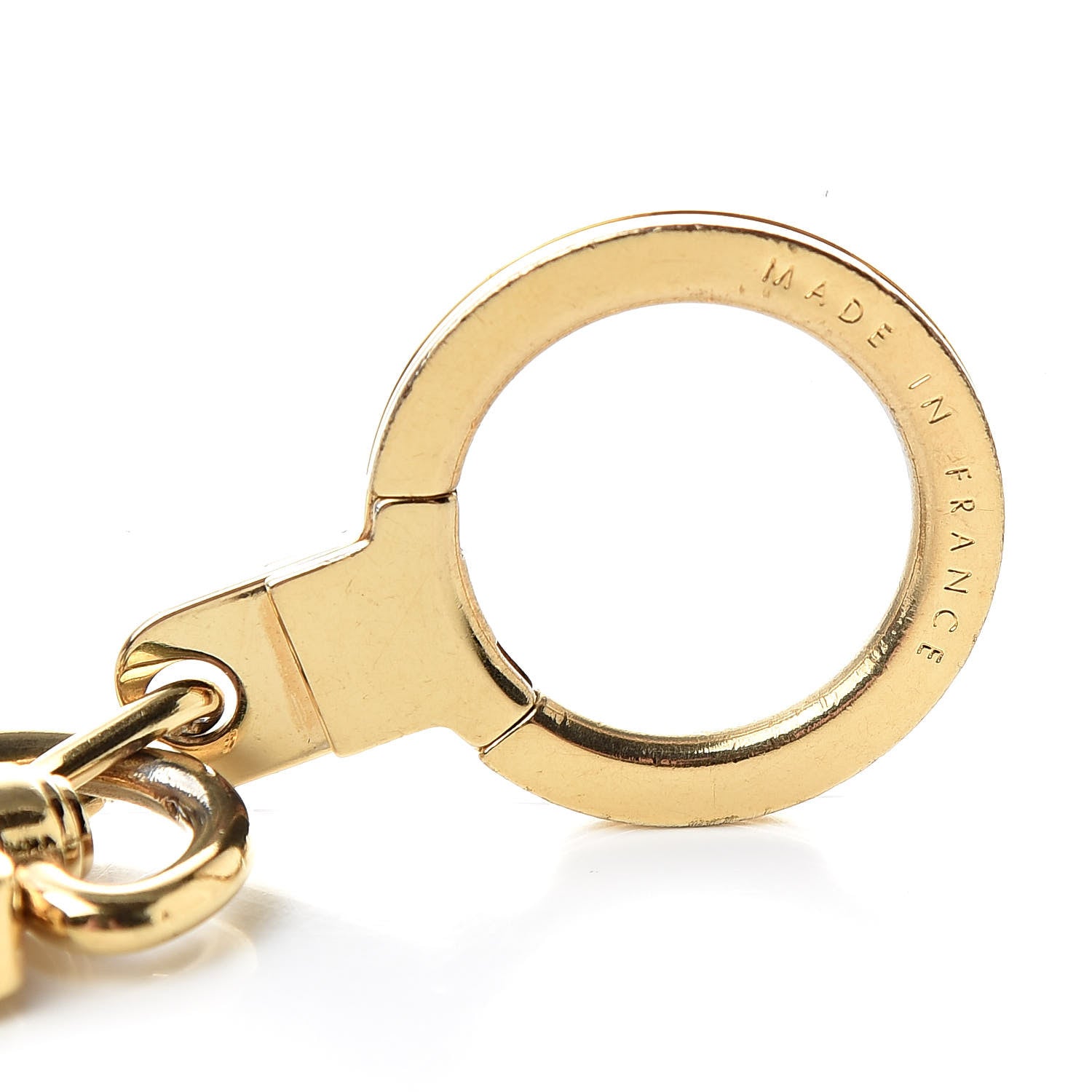 Louis Vuitton Pochette Extender Key Ring Gold 4 of 4