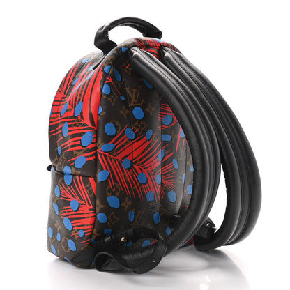 Louis Vuitton Monogram Jungle Dots Palm Springs Backpack PM Coquelicot Denim 3 of 8