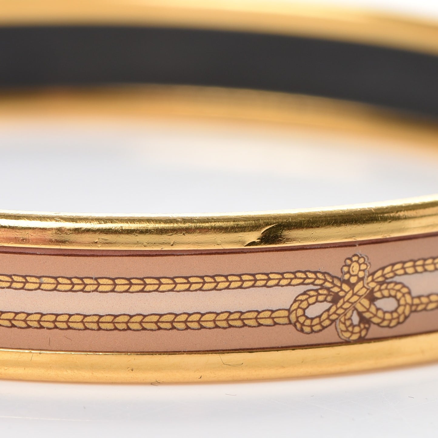 Enamel Printed Rope Narrow Bracelet 70
