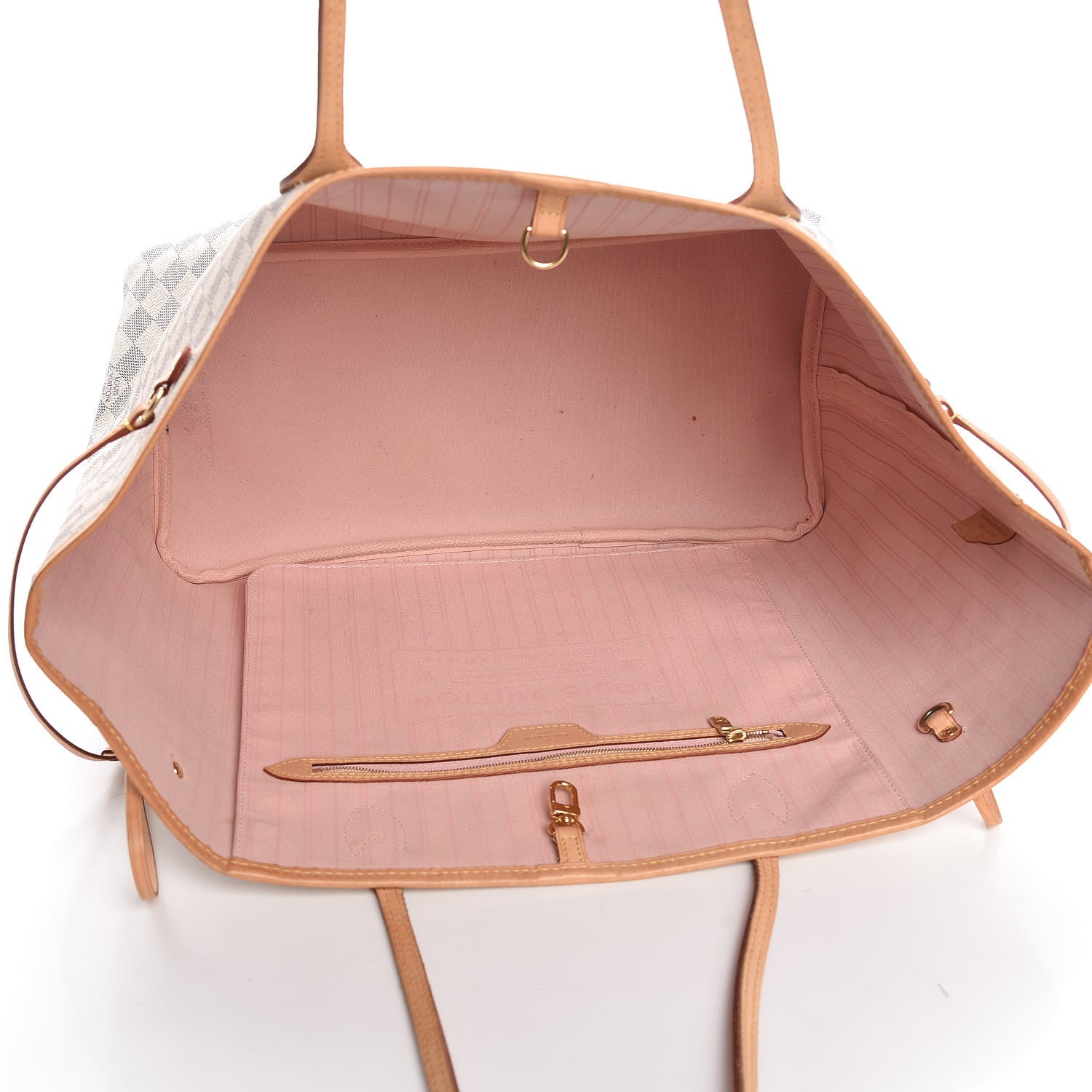 Louis Vuitton Damier Azur Neo Neverfull GM Rose Ballerine 6 of 13