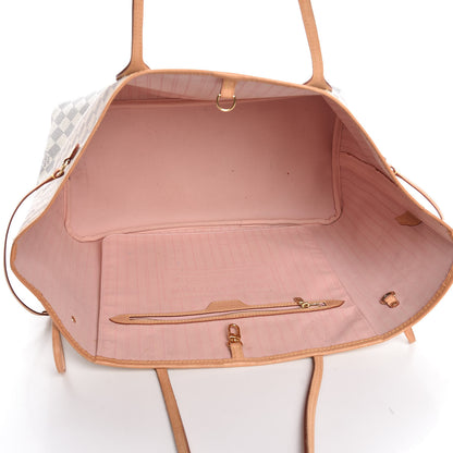 Louis Vuitton Damier Azur Neo Neverfull GM Rose Ballerine 6 of 13