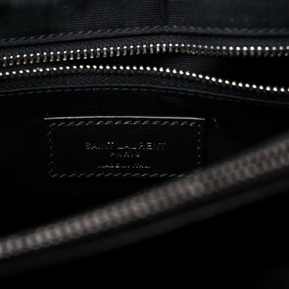 Saint Laurent Calfskin Y Quilted Monogram Large Loulou Chain Satchel Black 6 of 12