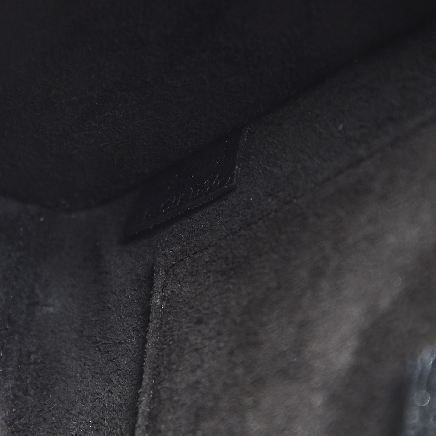 Drummed Calfskin Nano Luggage Black