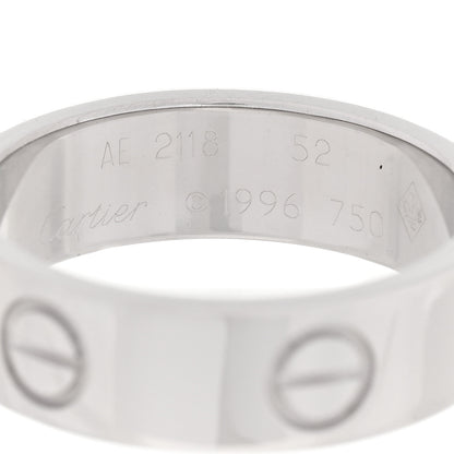 Cartier 18K White Gold 5.5mm LOVE Ring 52 6 4 of 4