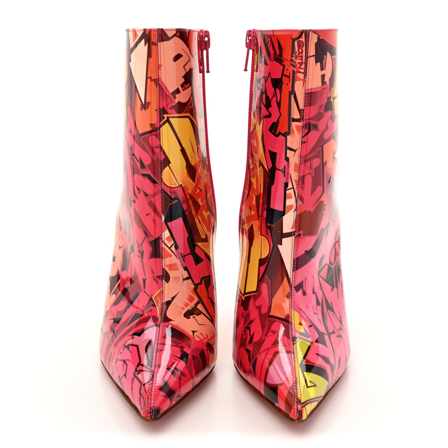Christian Louboutin Patent Metrograf So Kate Booty 100 Ankle Boots 38 Multicolor 3 of 8