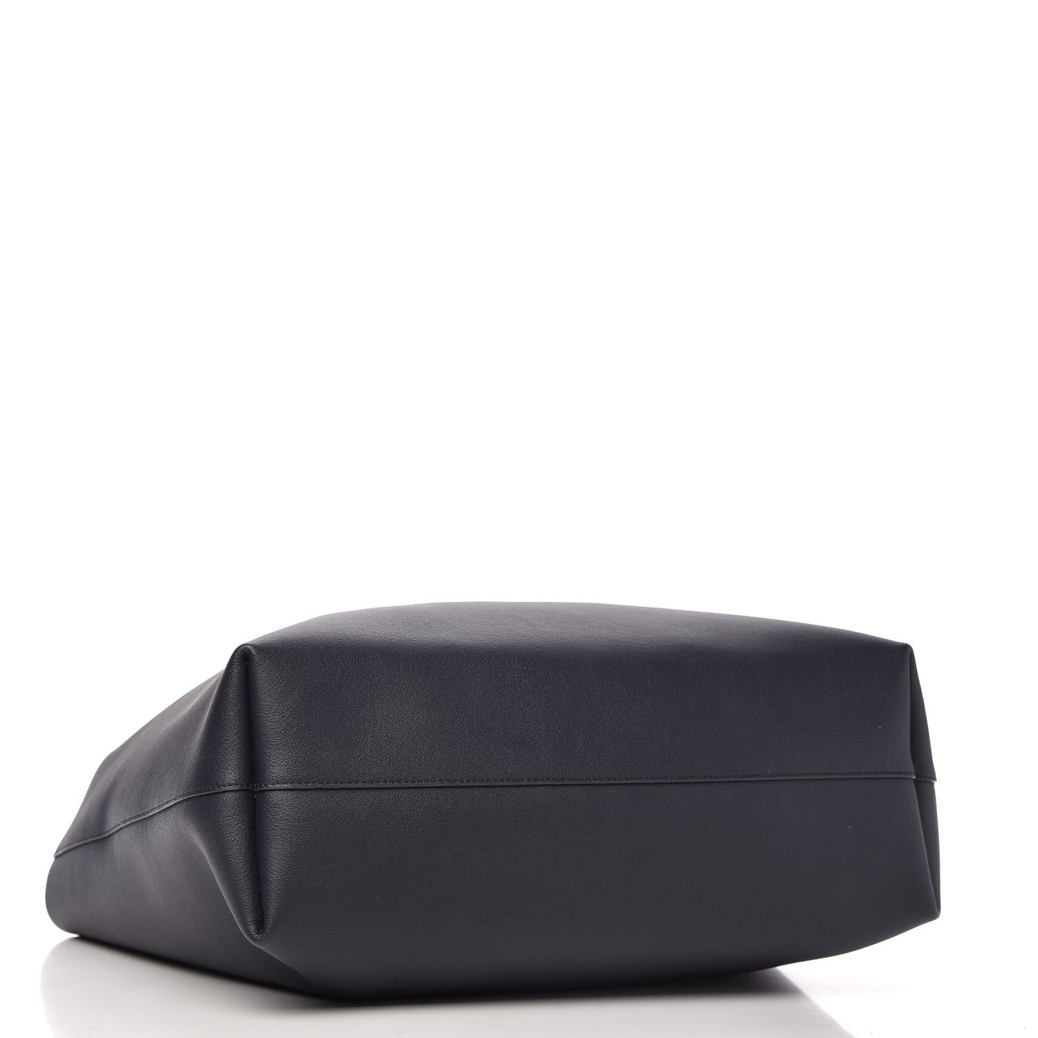 Saint Laurent Calfskin Large Shopping Tote Deep Marine 4 of 8