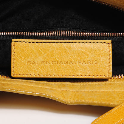 Balenciaga Agneau Giant 12 Rose Gold Hardware Town Moutarde 8 of 13