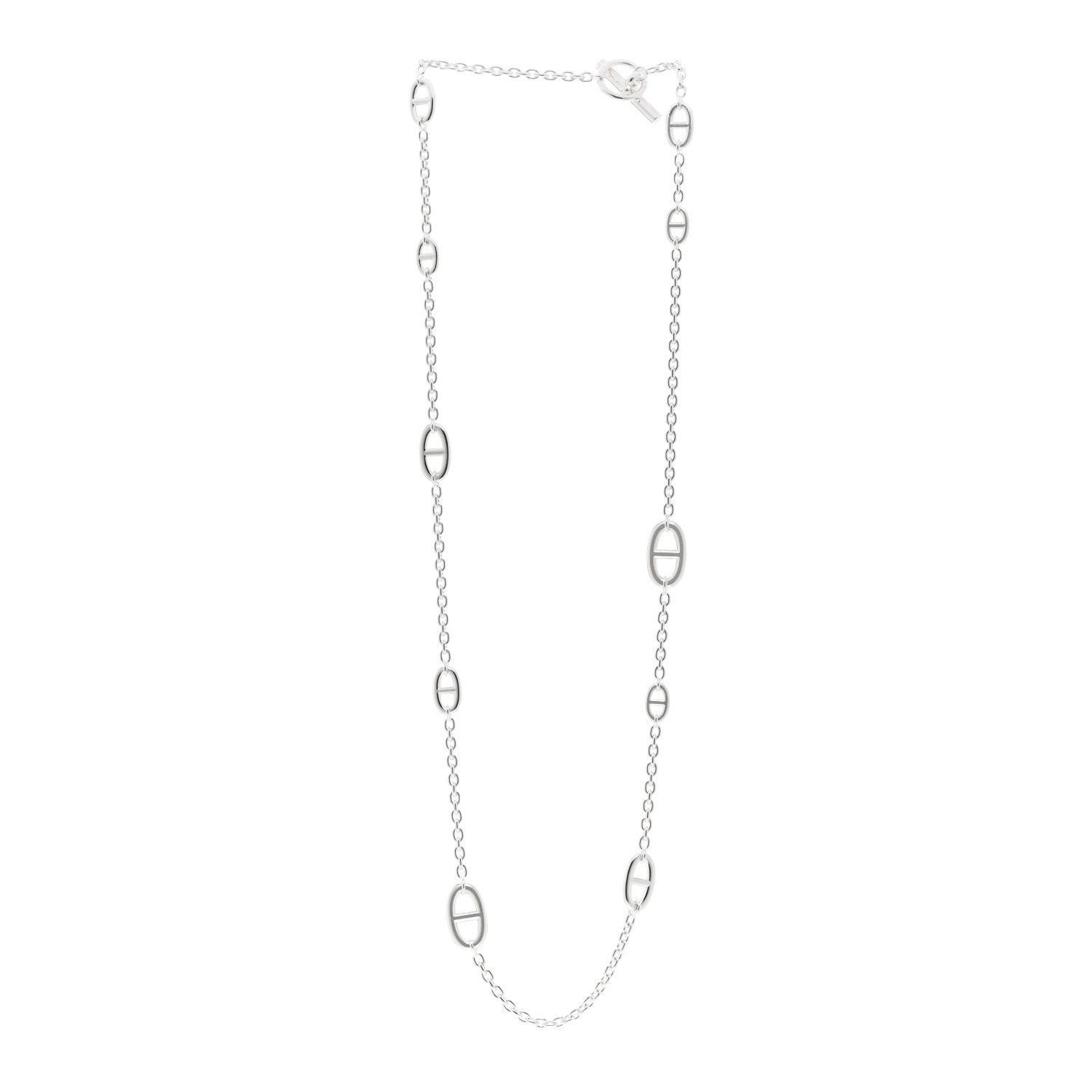 Hermes Sterling Silver Farandole Necklace 80 3 of 6