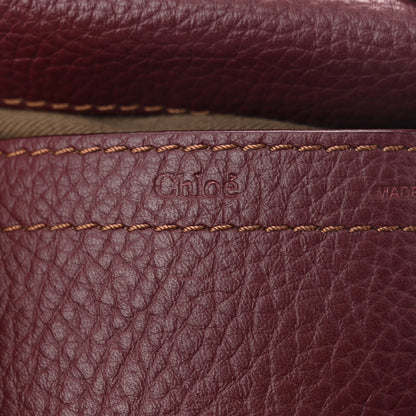 Chloe Grained Calfskin Mini Marcie Round Crossbody Bag Wild Purple 6 of 14