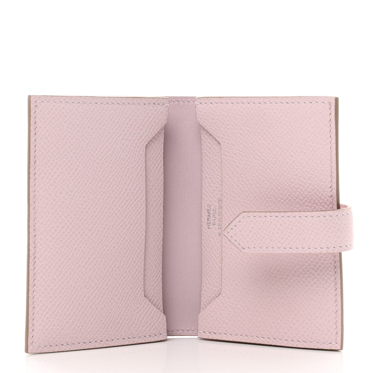 Hermes Epsom Bearn Card Holder Wallet Mauve Pale 5 of 8