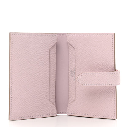 Hermes Epsom Bearn Card Holder Wallet Mauve Pale 5 of 8