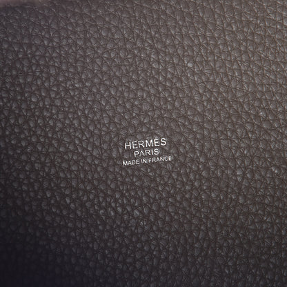 Hermes Taurillon Clemence Picotin Lock 18 PM Etoupe 6 of 17