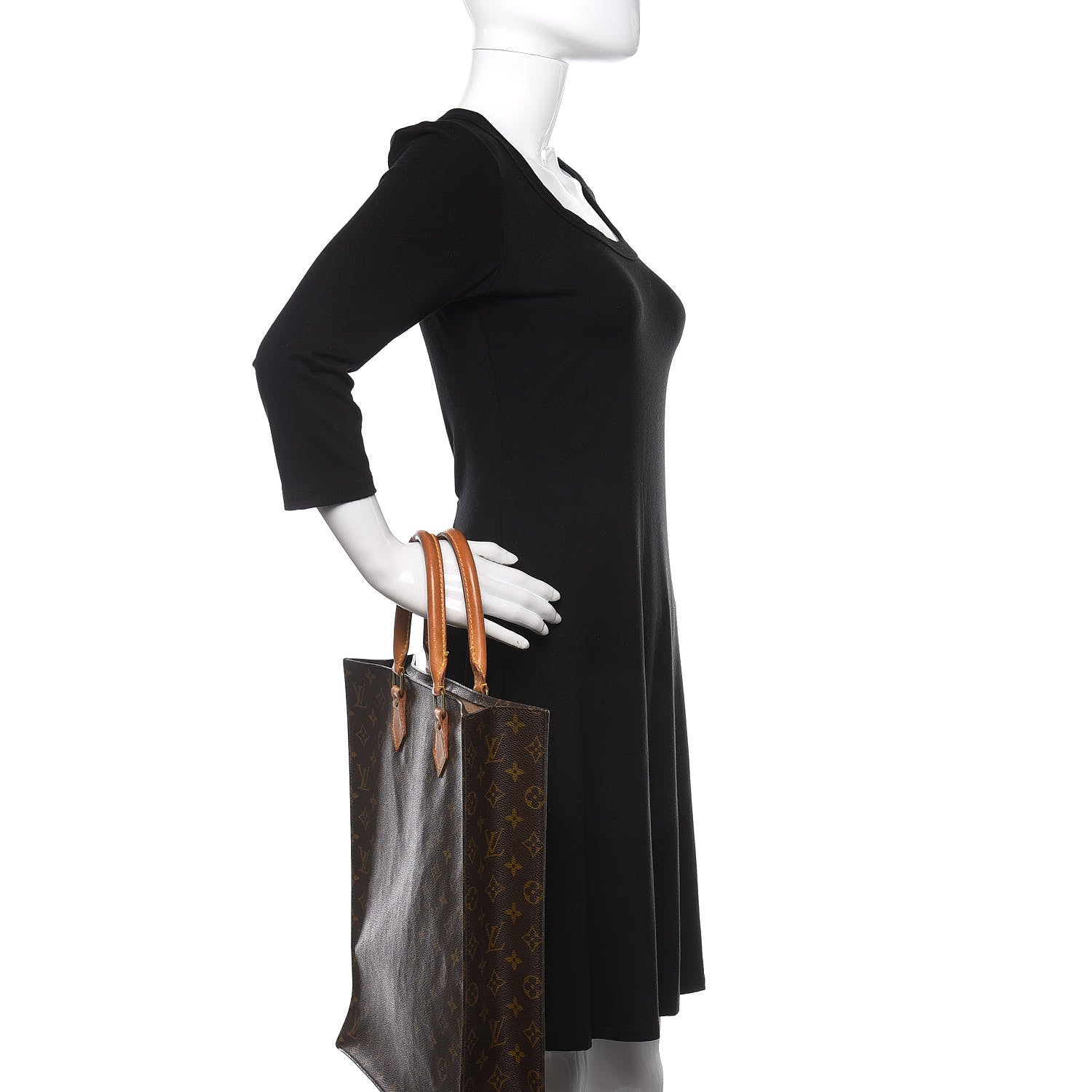 Louis Vuitton Monogram Sac Plat 2 of 17
