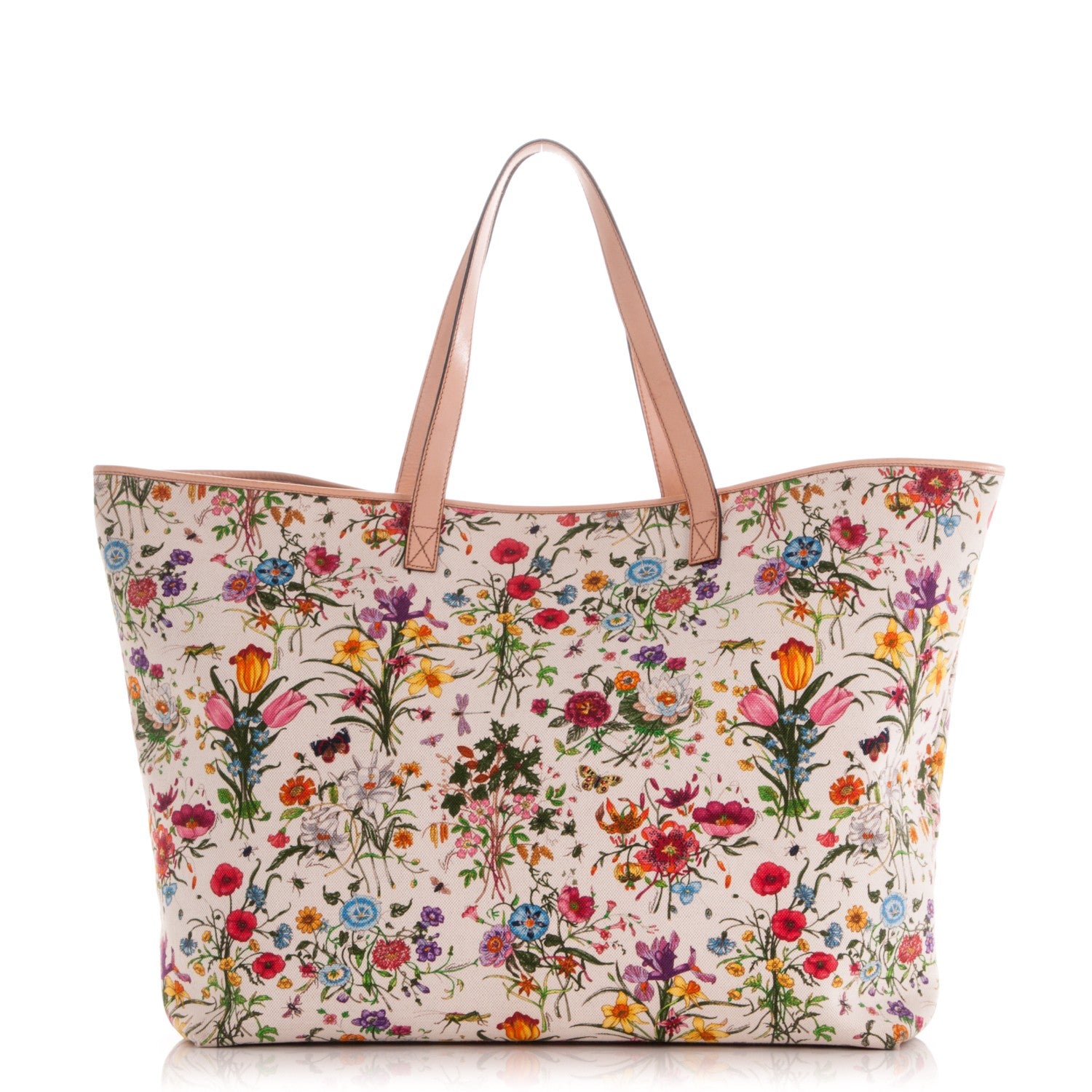 Gucci Canvas Large Floral Flora Tote 1 of 11