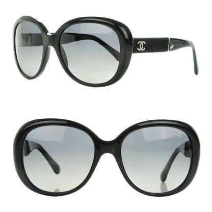 Chanel Acetate Velvet CC Polarized Sunglasses 5256 Black 1 of 6