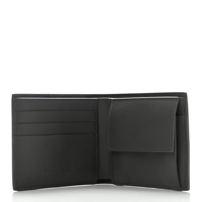 Bottega Veneta Calfskin Intrecciato Bi-Fold Wallet Light Graphite 5 of 6