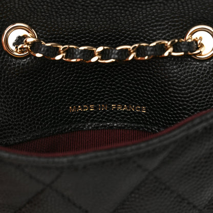 Chanel Caviar Quilted Mini Chain Belt Bag Black 6 of 12