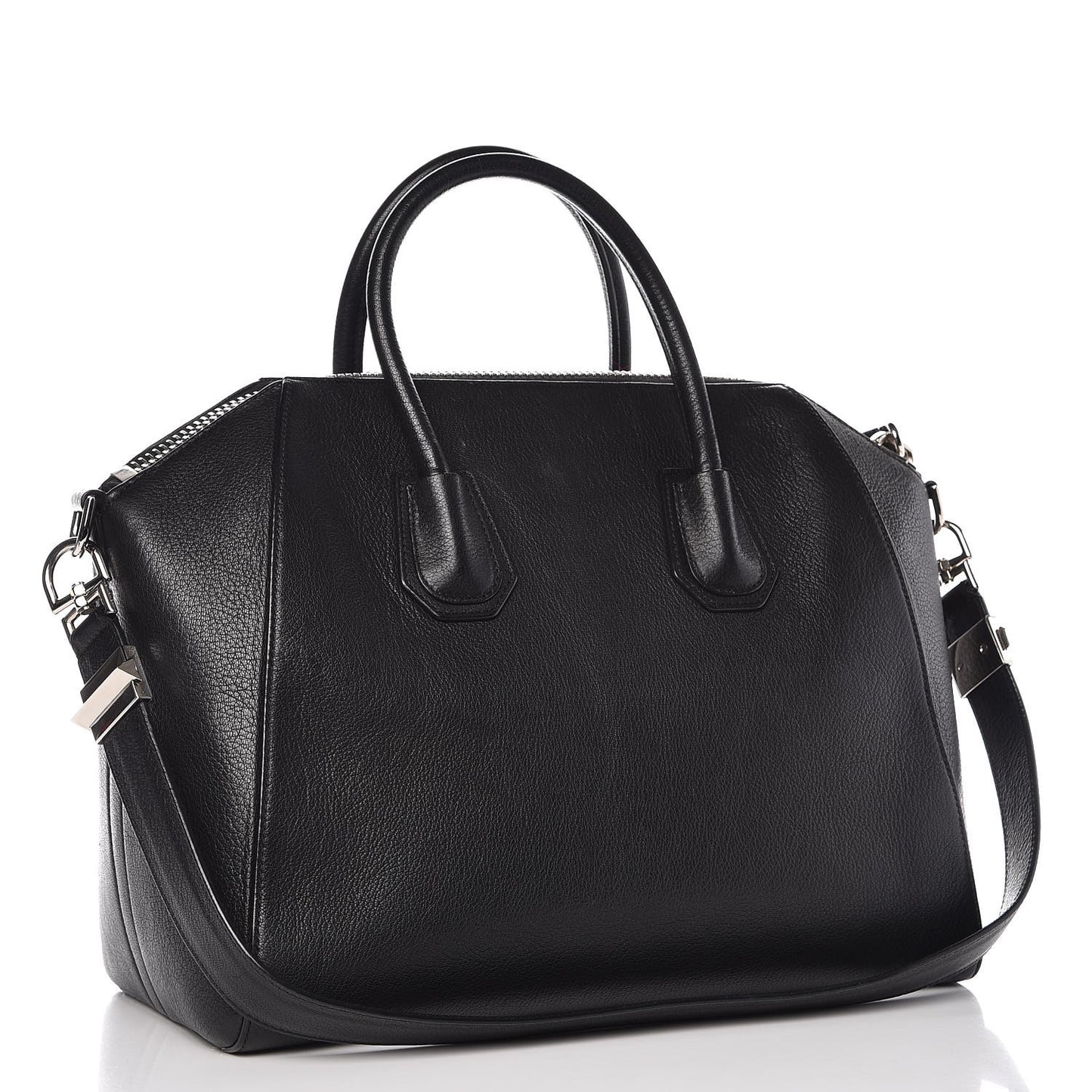 Sugar Goatskin Medium Antigona Black