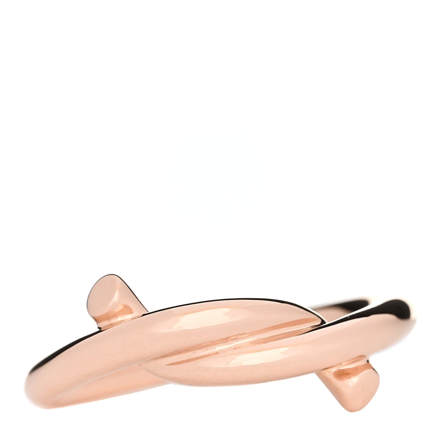 18K Pink Gold Entrelaces Ring 53 6.5