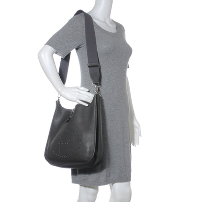 Hermes Taurillon Clemence Evelyne III GM Graphite 2 of 7
