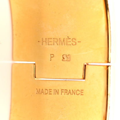 Hermes Enamel Wide Clic Clac H Bracelet PM Bleu Indigo 4 of 4