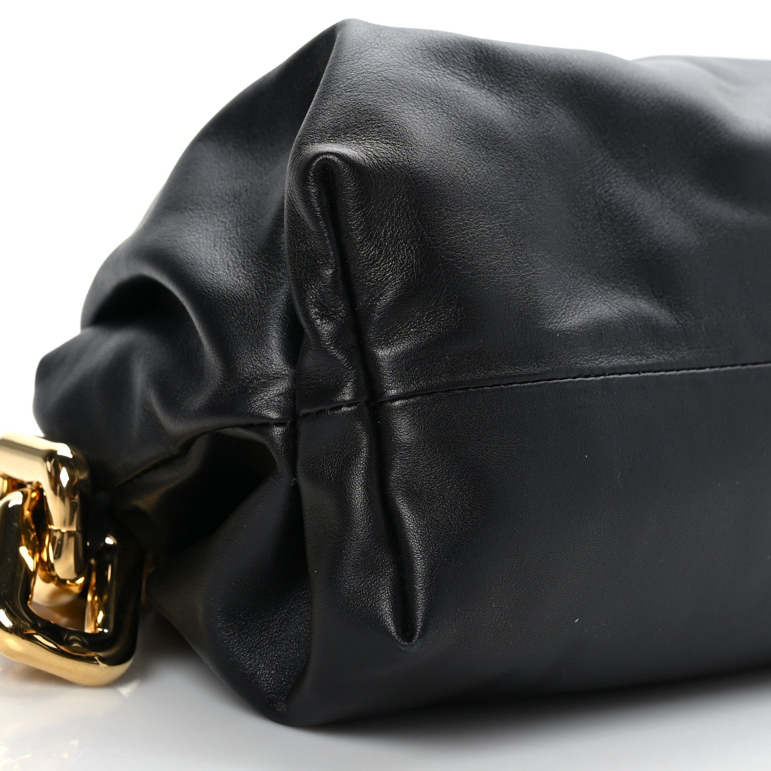 Bottega Veneta Calfskin The Pouch Chain Black 7 of 8