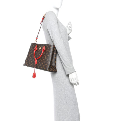 Louis Vuitton Monogram Flower Tote Coquelicot 2 of 10