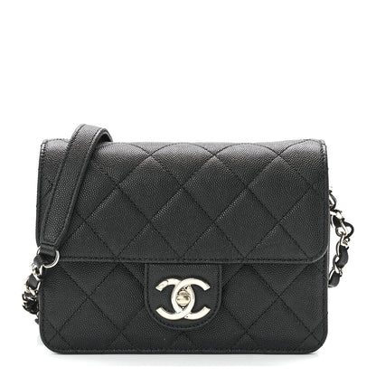 Chanel Caviar Quilted Like A Wallet Flap Black 1 of 10