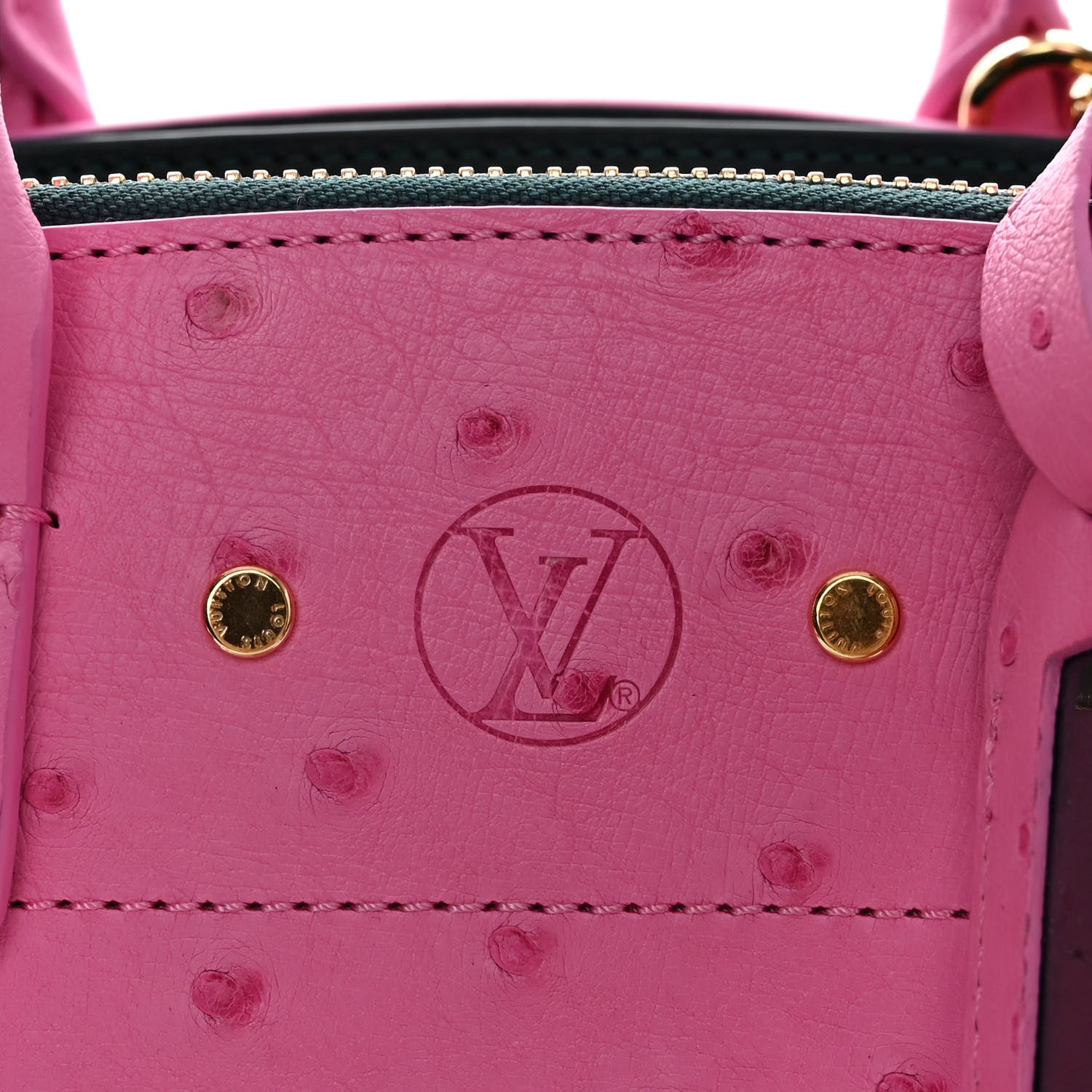 Louis Vuitton Ostrich City Steamer PM Rose 10 of 11