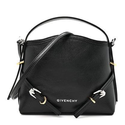 Givenchy Tumbled Calfskin Nano Voyou Bag Black 1 of 10