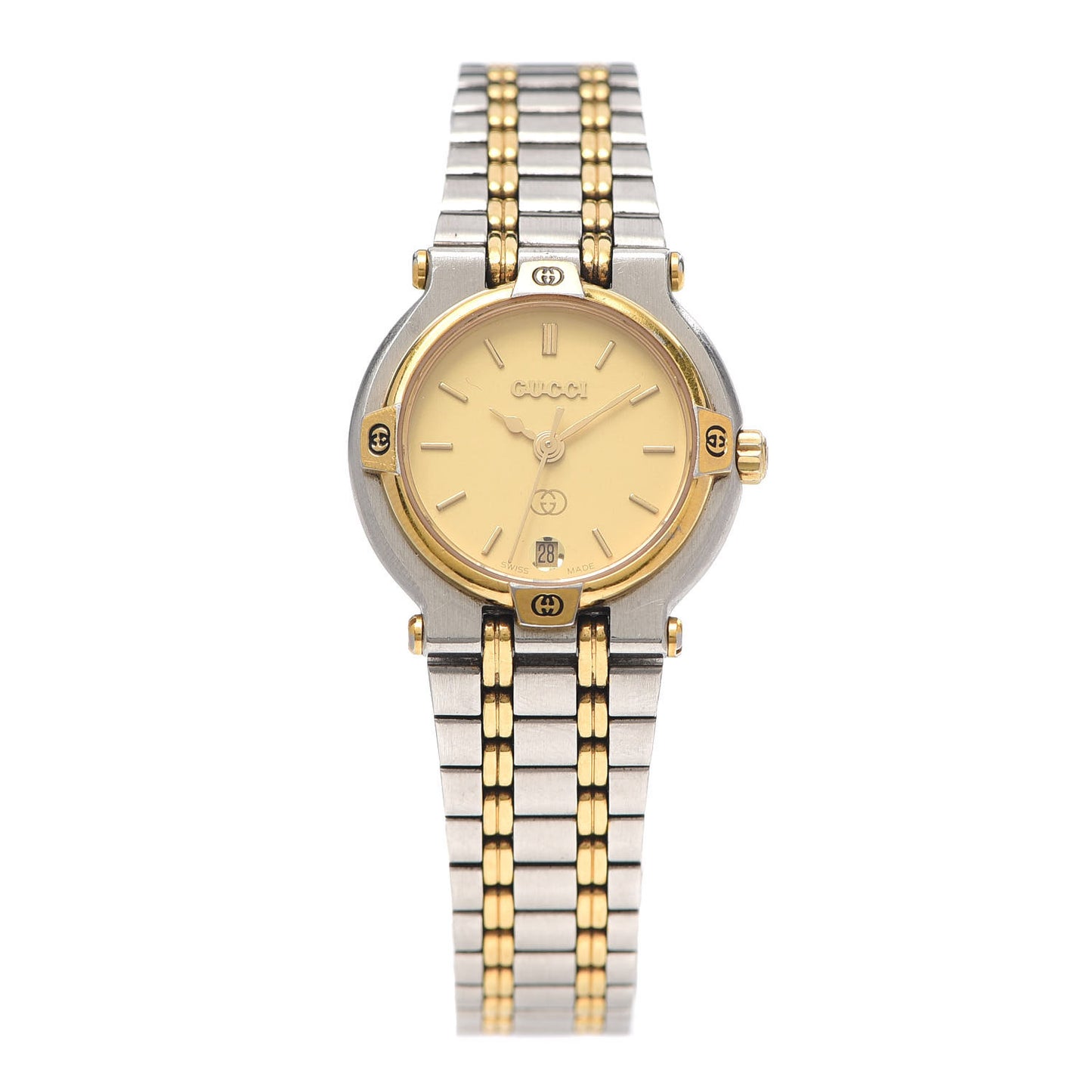 Stainless Steel 25mm 9000L Quartz Watch Gold