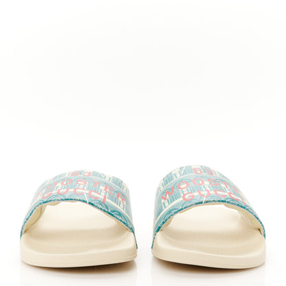 Gucci Rubber Apollo Slide Sandals 36 Antique White 3 of 10