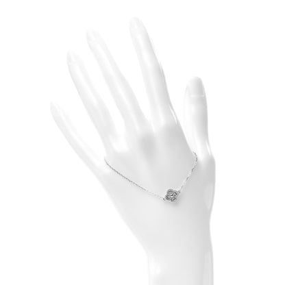 Van Cleef & Arpels 18K White Gold Diamond Sweet Alhambra Bracelet 2 of 9